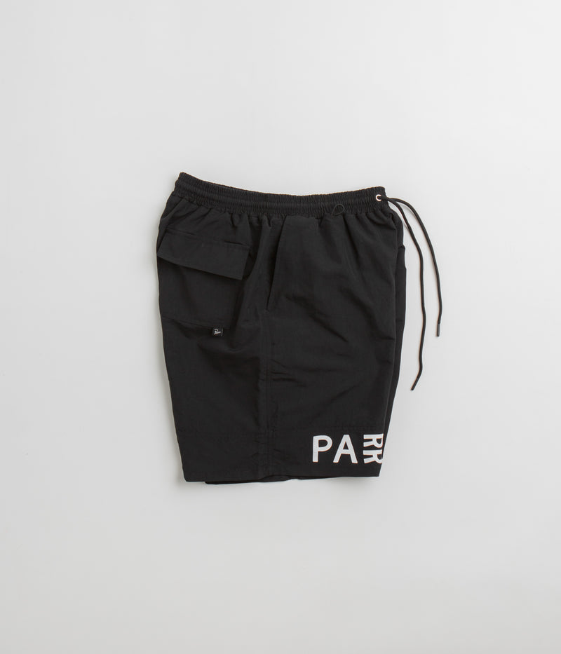 by Parra No Vision Swim Shorts in Black