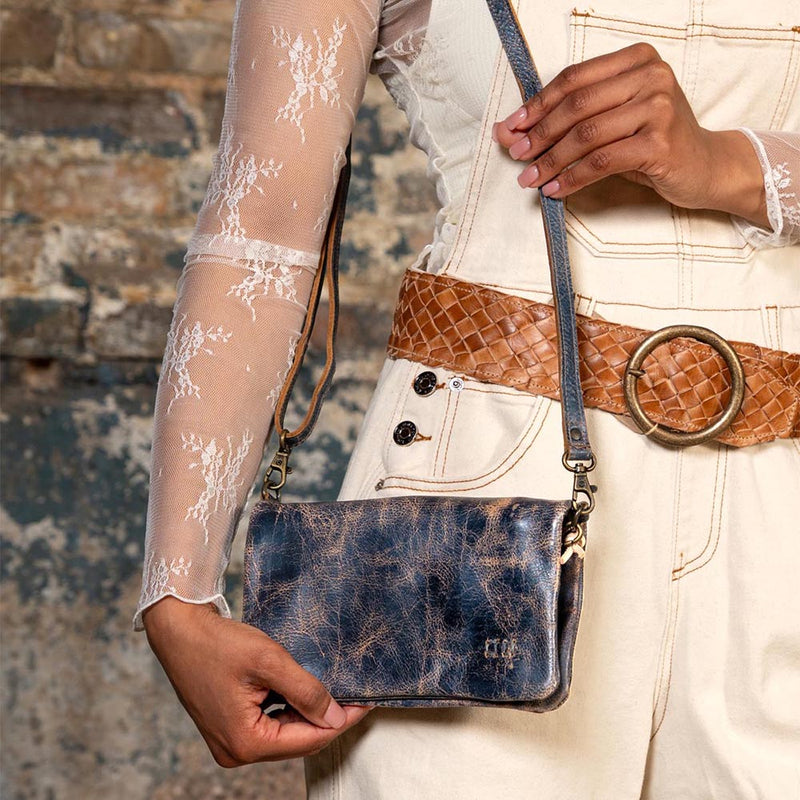Cadence Leather Wallet / Clutch / Crossbody Bag