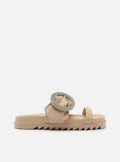 Callie Leather Sandal Flats SPRING 24