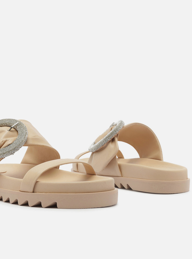 Callie Leather Sandal Flats SPRING 24