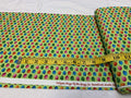 Calypso Frogs Multi Color Lily Pads on Green 3