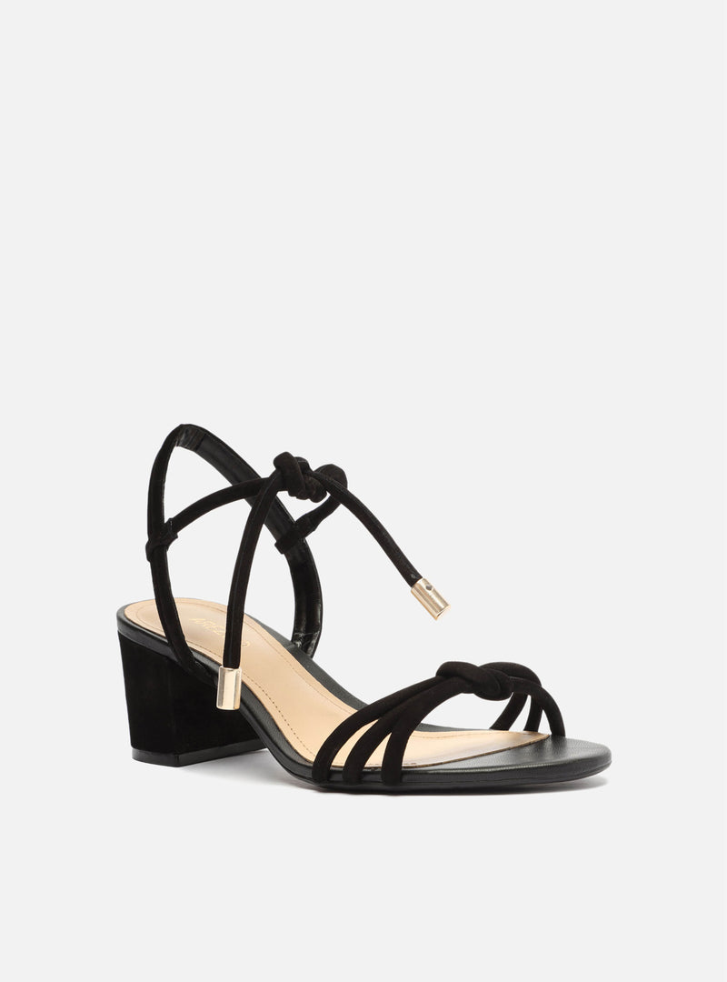 Camila Leather Block Sandal Sandals ESSENTIAL