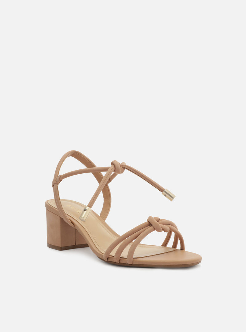 Camila Leather Block Sandal Sandals ESSENTIAL