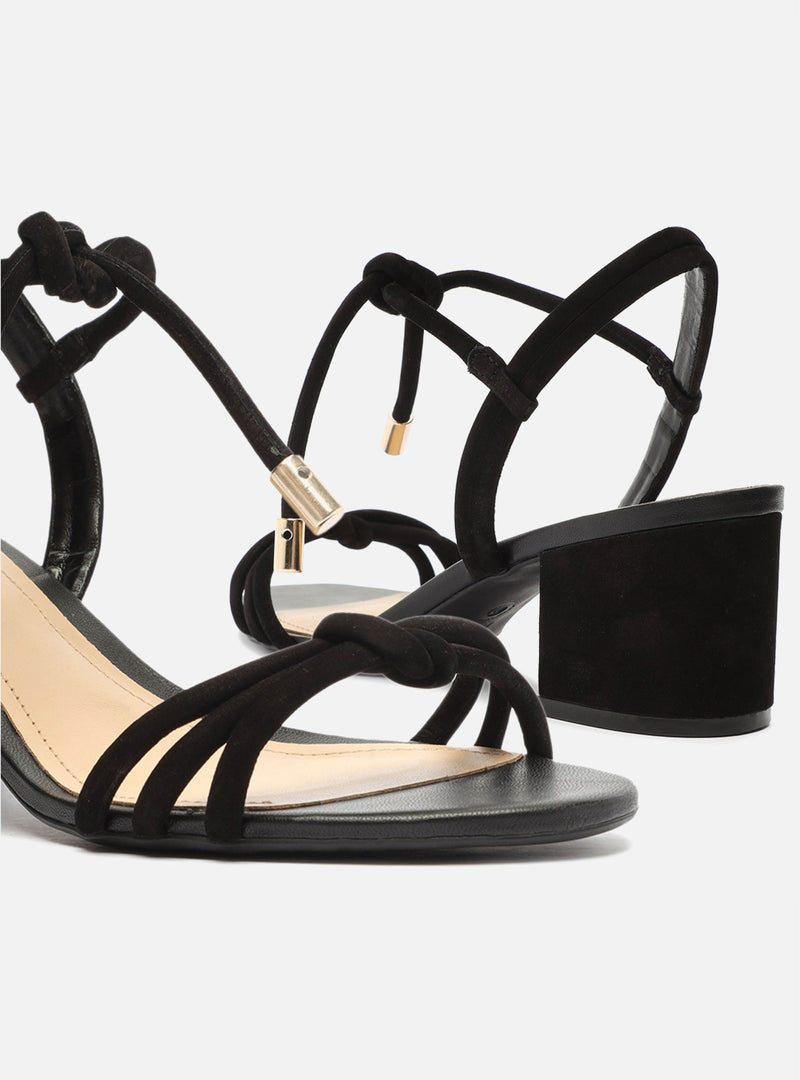 Camila Leather Block Sandal Sandals ESSENTIAL