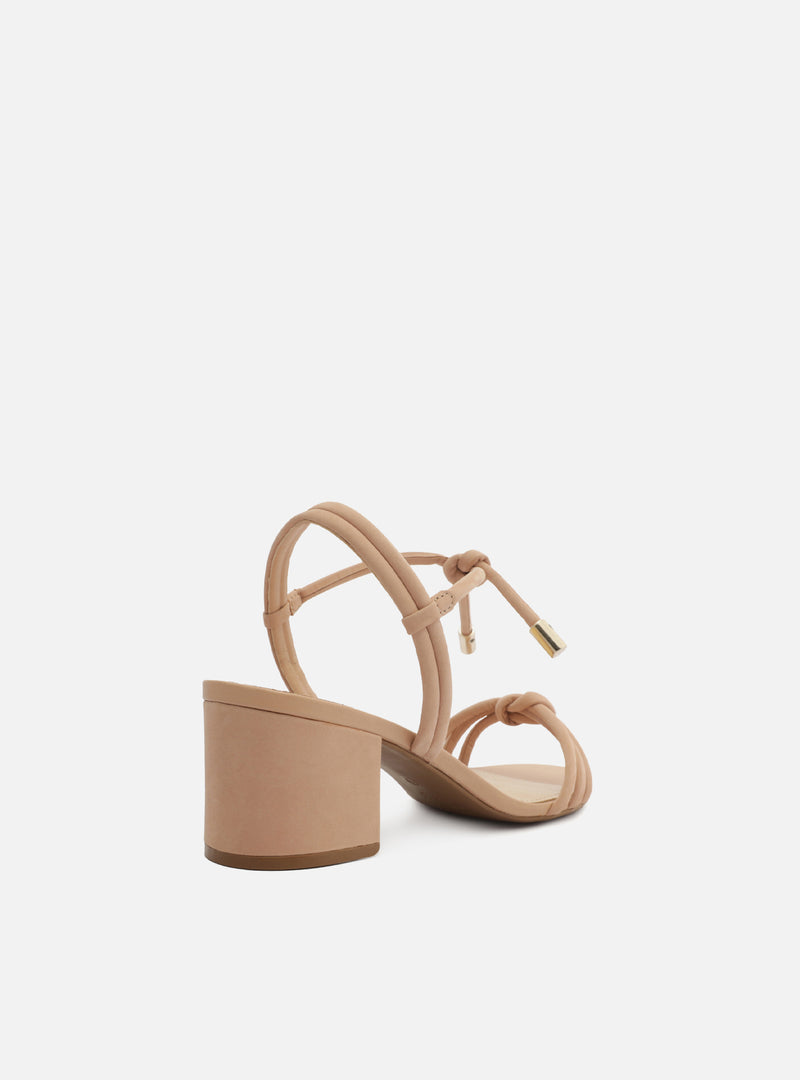 Camila Leather Block Sandal Sandals ESSENTIAL