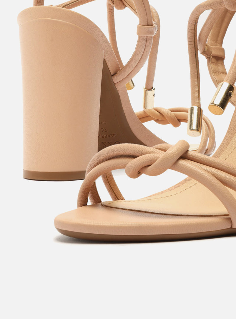 Camila Leather Block Sandal Sandals CO