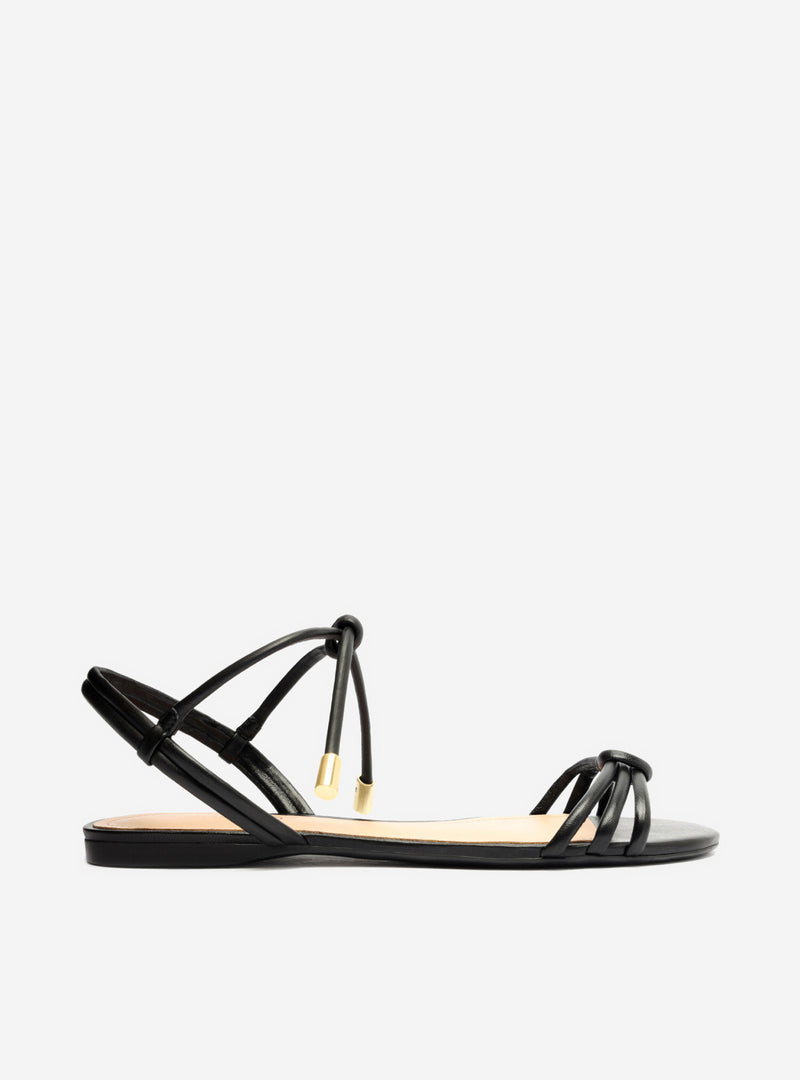 Camila Leather Flat Sandal Flats ESSENTIAL