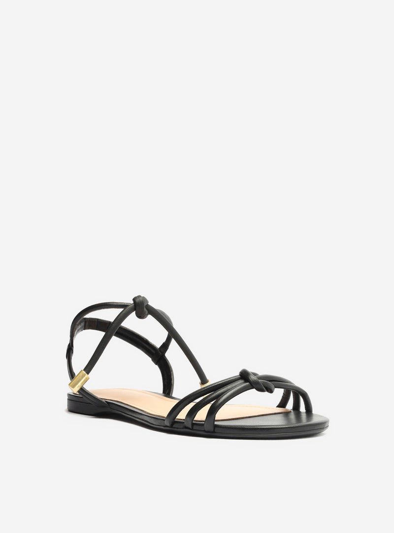 Camila Leather Flat Sandal Flats ESSENTIAL