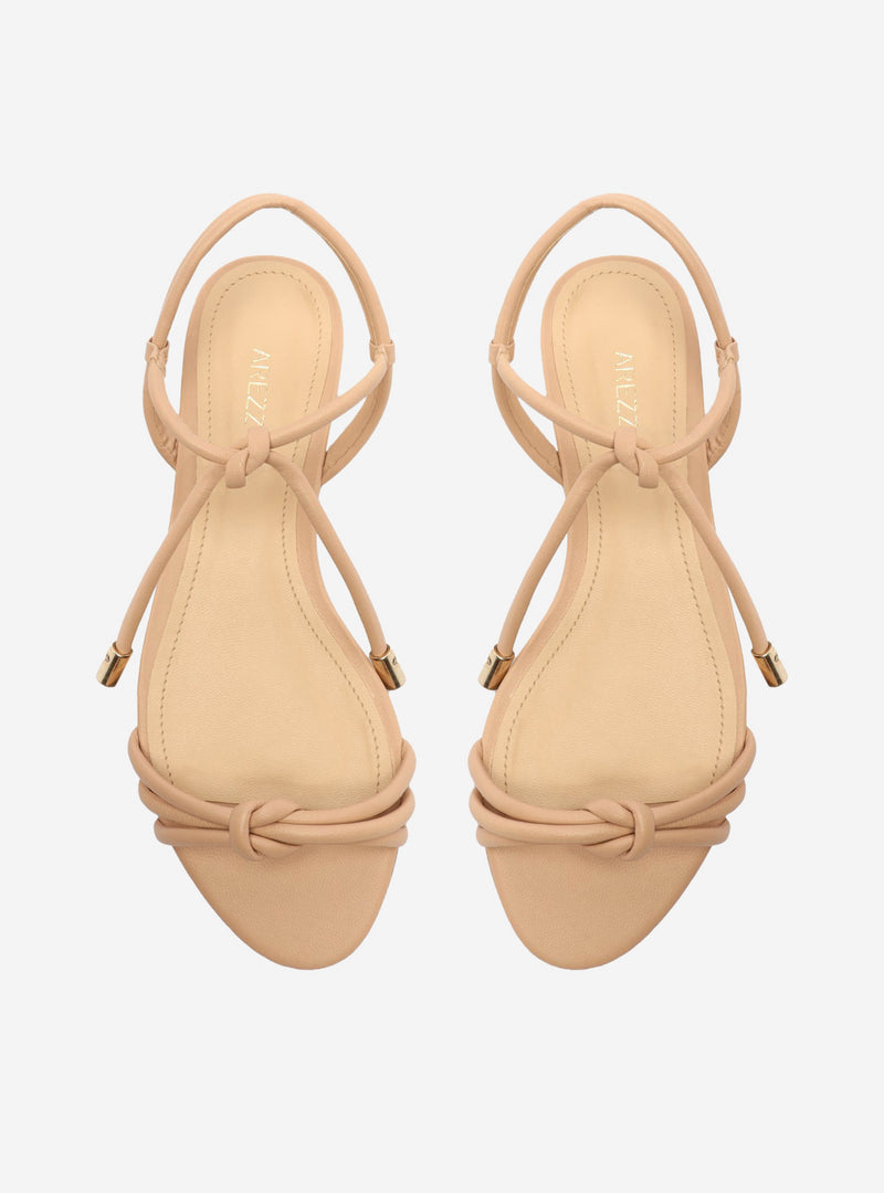 Camila Leather Flat Sandal Flats CO