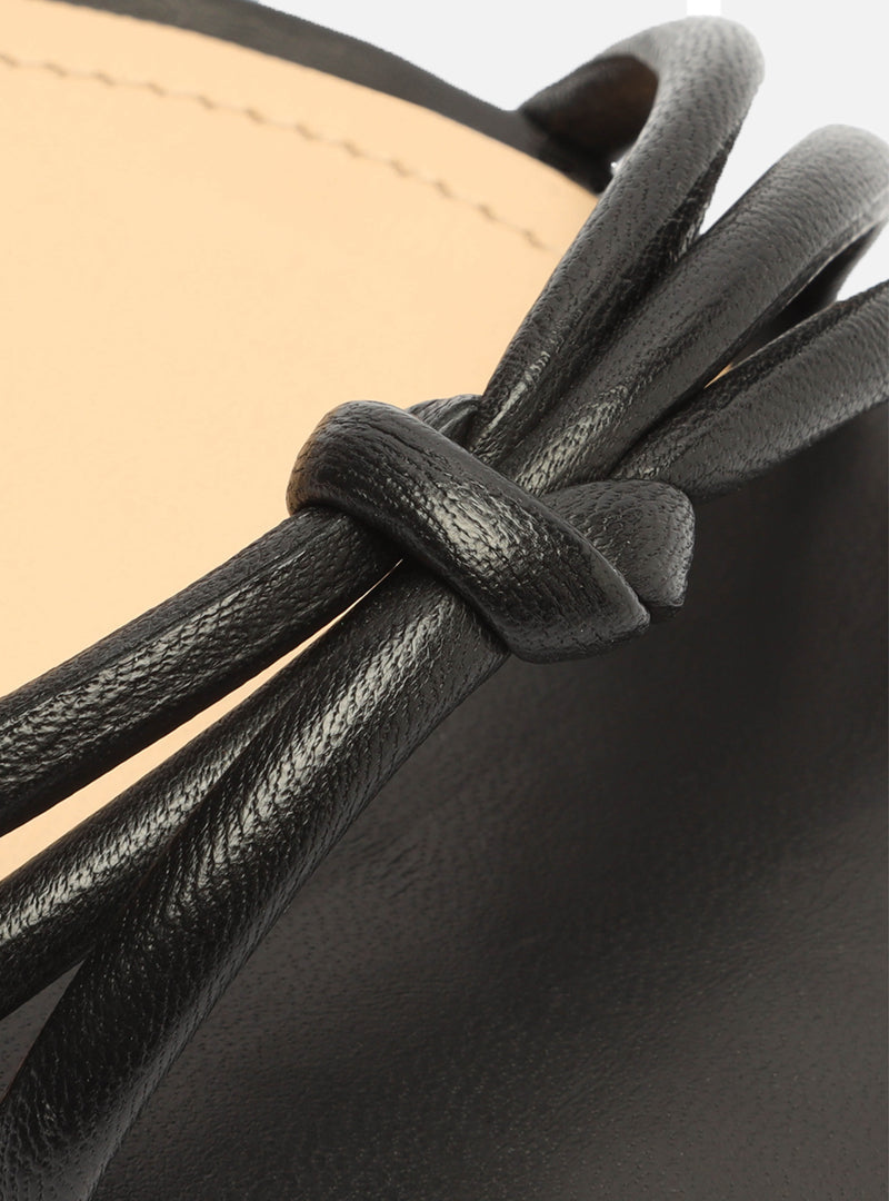 Camila Leather Flat Sandal Flats ESSENTIAL