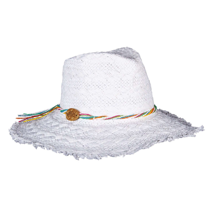 Cappelli Boho Chic Floppy Safari Safari Hat Cappelli Straworld WScsw234WH White