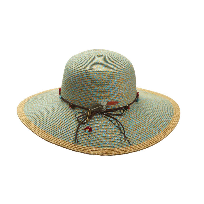 Cappelli Summer Floppy Tribal Accents Wide Brim Sun Hat Cappelli Straworld