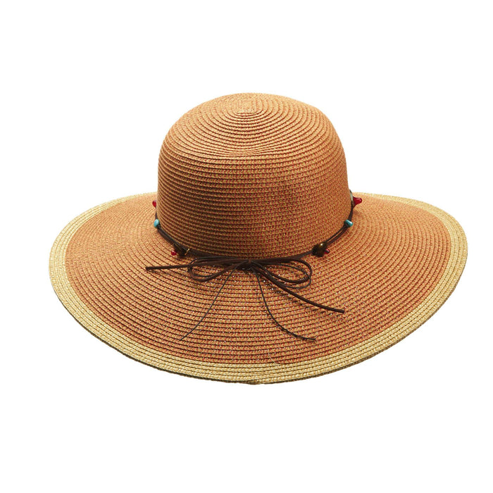 Cappelli Summer Floppy Tribal Accents Wide Brim Sun Hat Cappelli Straworld