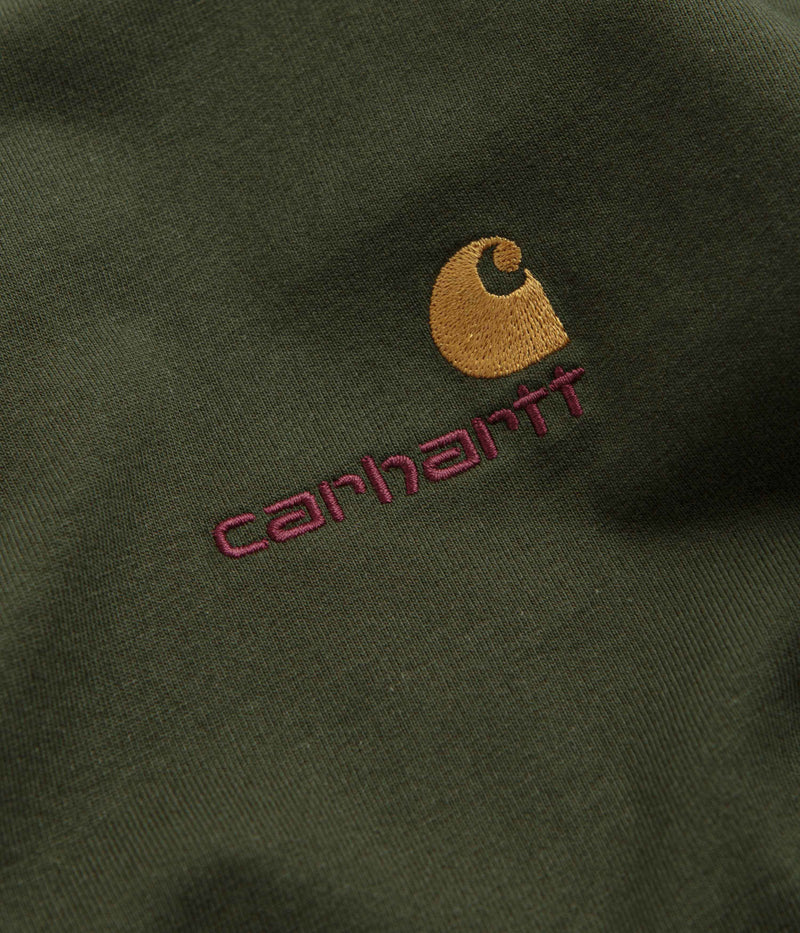 Carhartt American Script T-Shirt in Tarragon