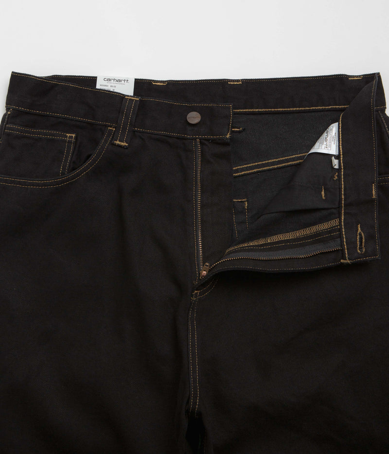Carhartt Brandon Pants in Black Rinsed