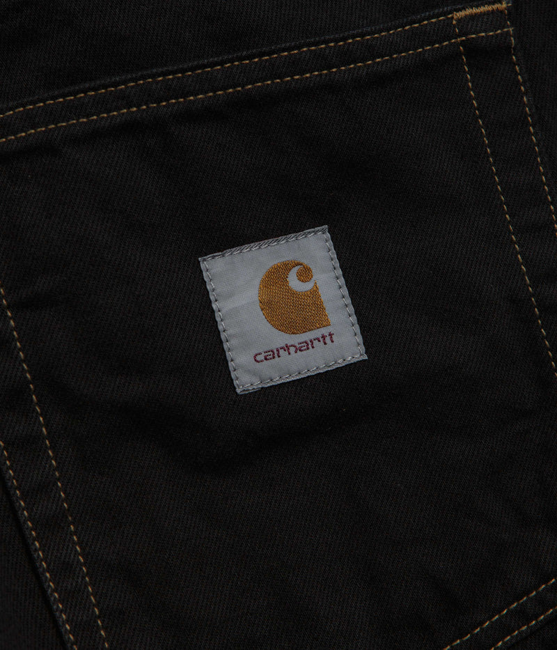 Carhartt Brandon Pants in Black Rinsed