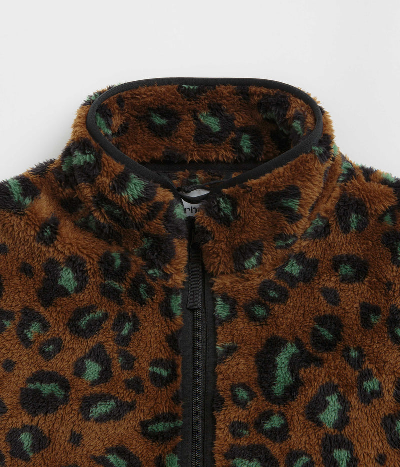 Carhartt Jebson Fleece in Camo Leo and Tamarind / Black
