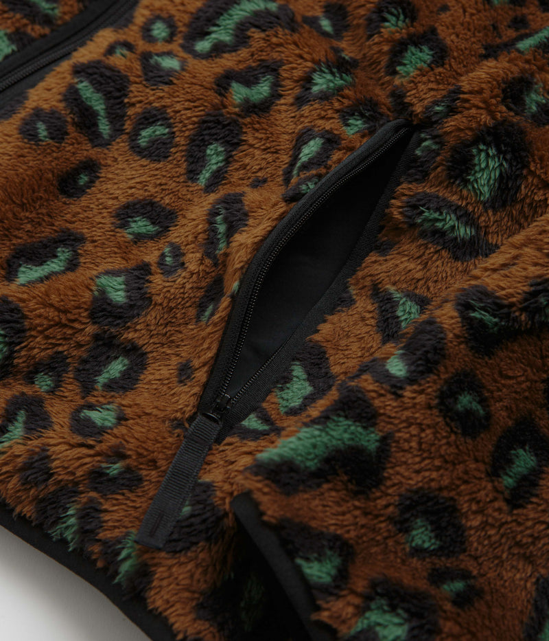 Carhartt Jebson Fleece in Camo Leo and Tamarind / Black