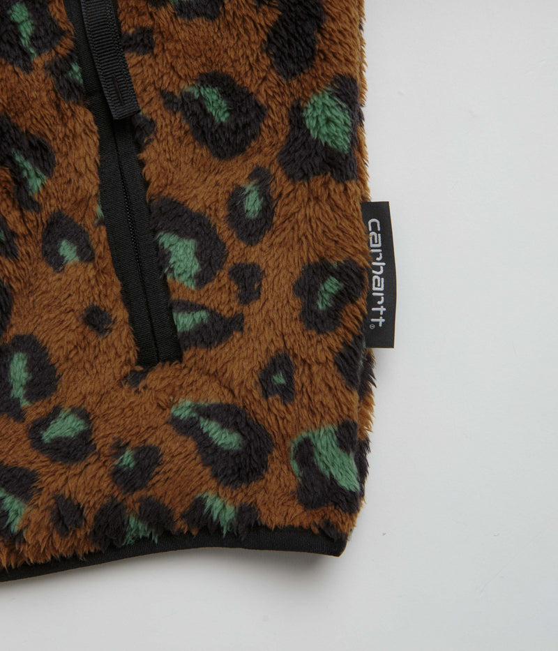 Carhartt Jebson Fleece in Camo Leo and Tamarind / Black