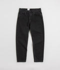 Carhartt Newel Pants in Black Stone Washed
