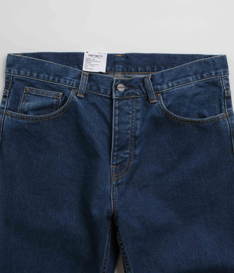 Carhartt Newel Pants in Blue Stone Washed