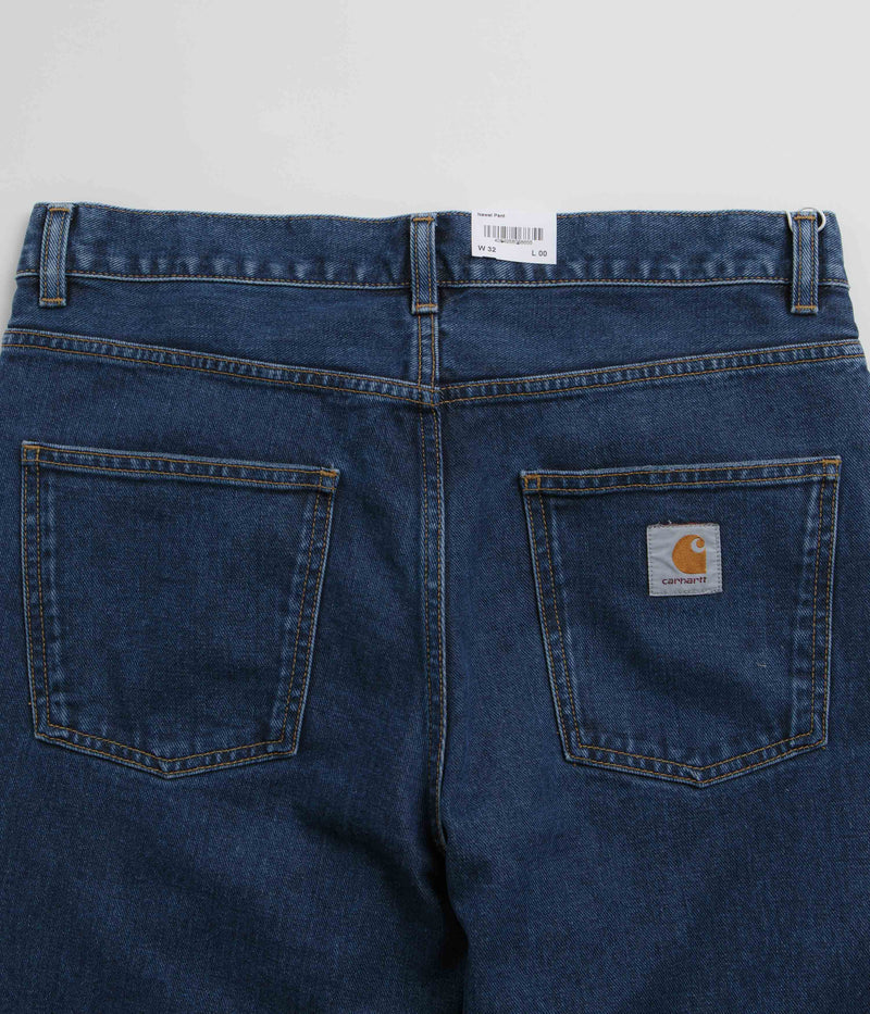 Carhartt Newel Pants in Blue Stone Washed