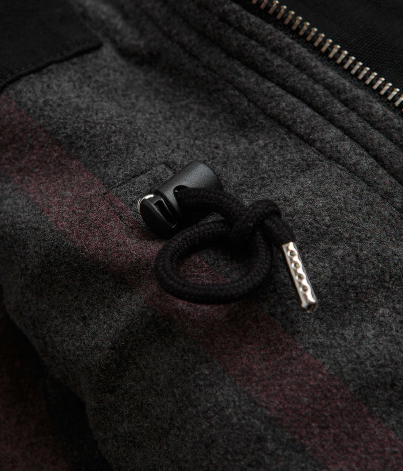 Carhartt OG Santa Fe Coat in Black and Black Stone