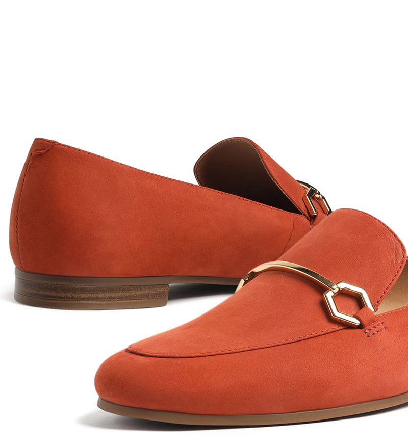 Carlotta Nubuck Flat Loafers FALL 21