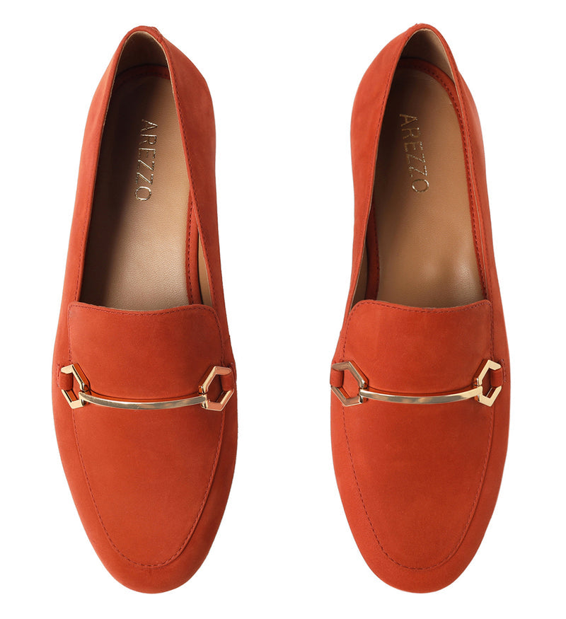 Carlotta Nubuck Flat Loafers FALL 21
