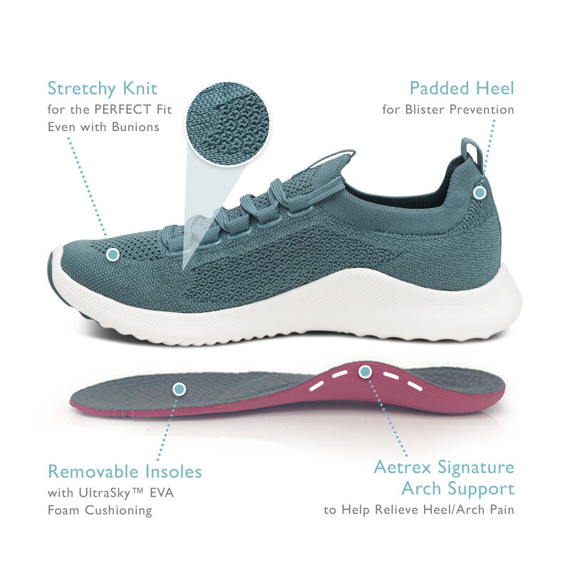 Carly Arch Support Sneakers #color_navy