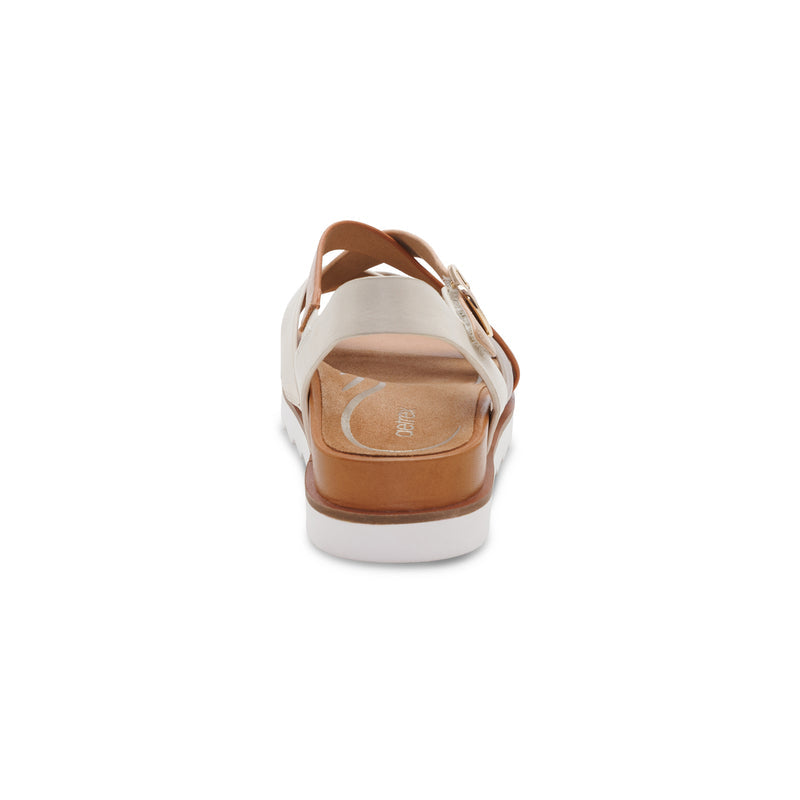 Carmen Cross Band Adjustable Sandal #color_champagne multi