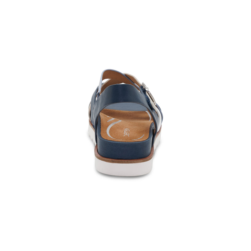 Carmen Cross Band Adjustable Sandal #color_navy multi