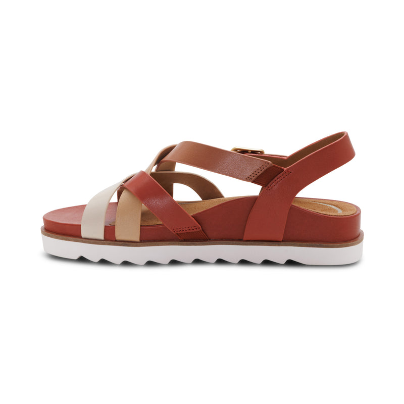 Carmen Cross Band Adjustable Sandal #color_terracotta multi