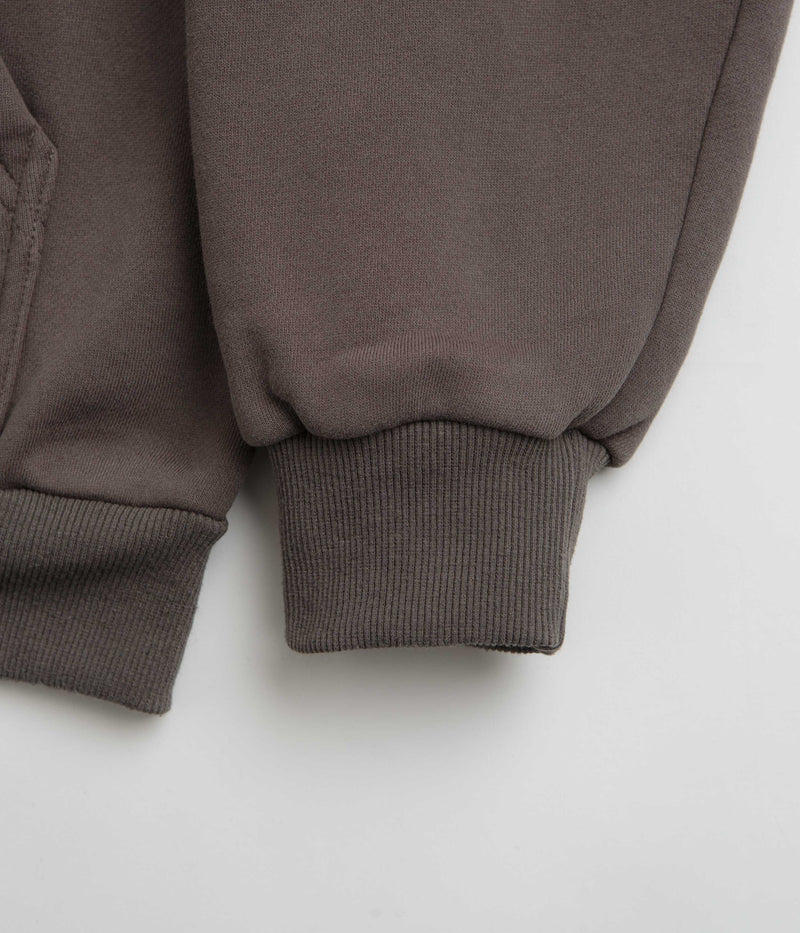 Cash Only Campus Zip Up Hoodie in Charcoal
