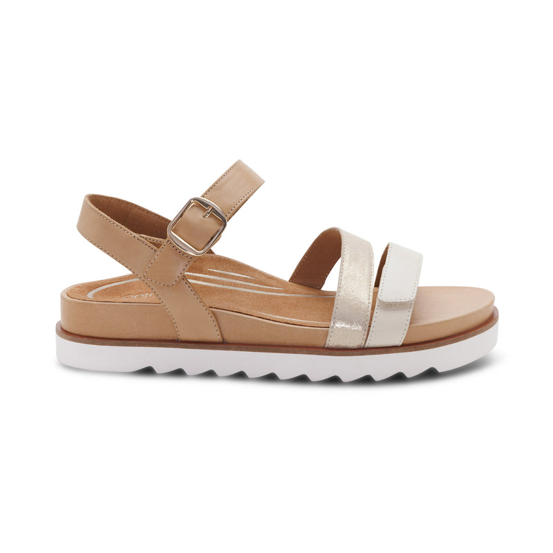 Cass Arch Support Sandal #color_champagne multi