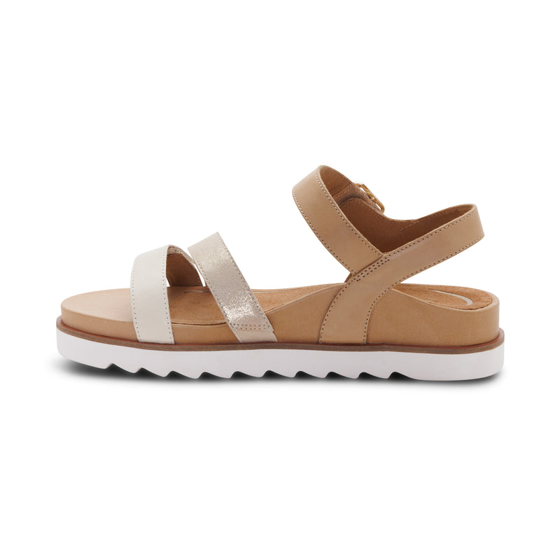 Cass Arch Support Sandal #color_champagne multi