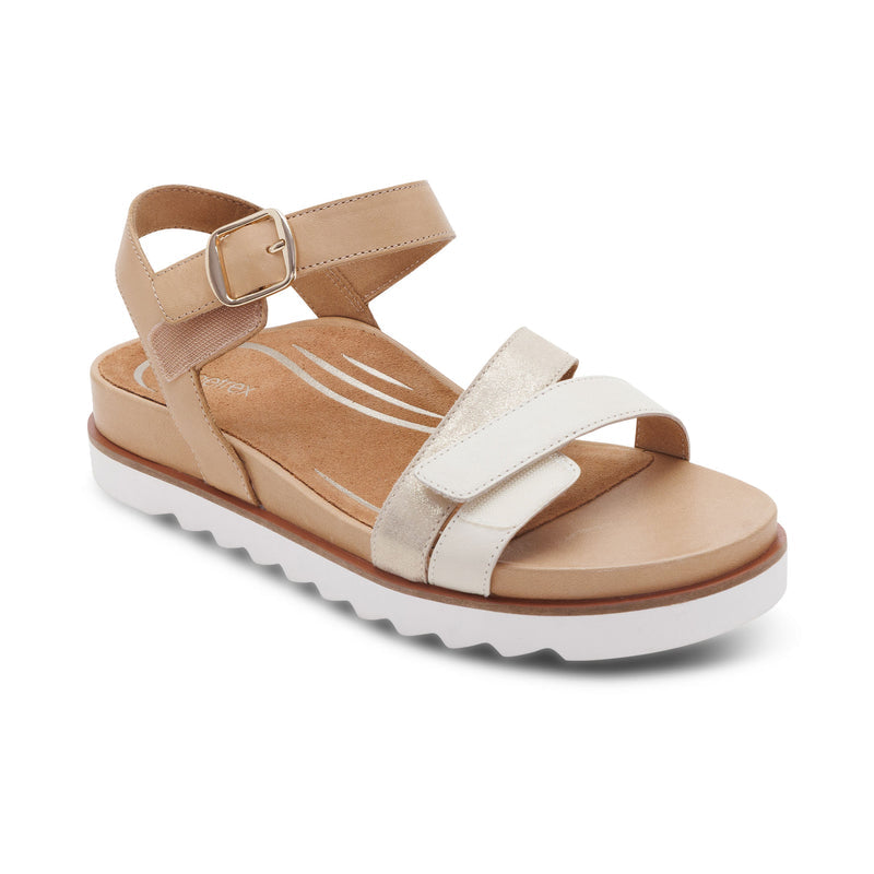 Cass Arch Support Sandal #color_champagne multi