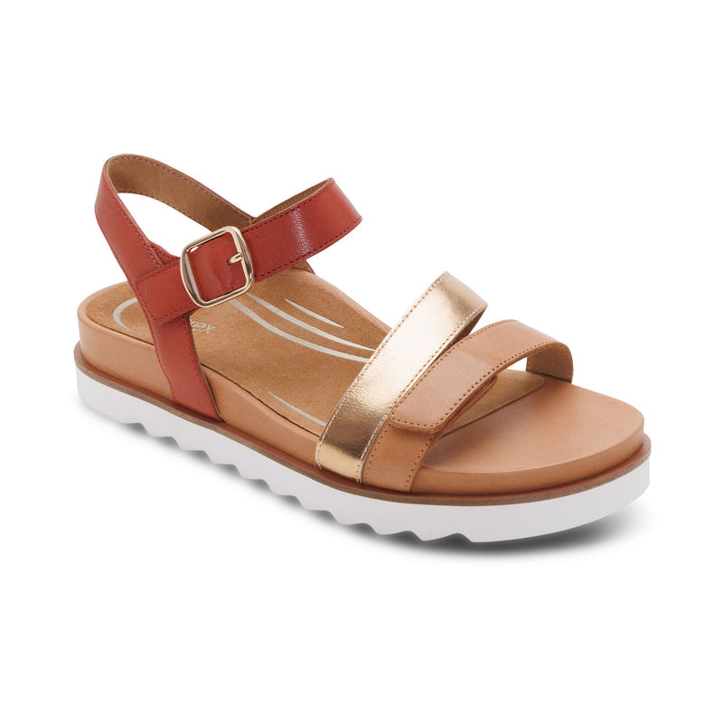 Cass Arch Support Sandal #color_terracotta multi