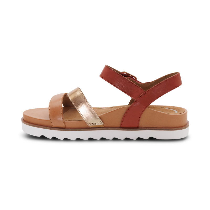 Cass Arch Support Sandal #color_terracotta multi