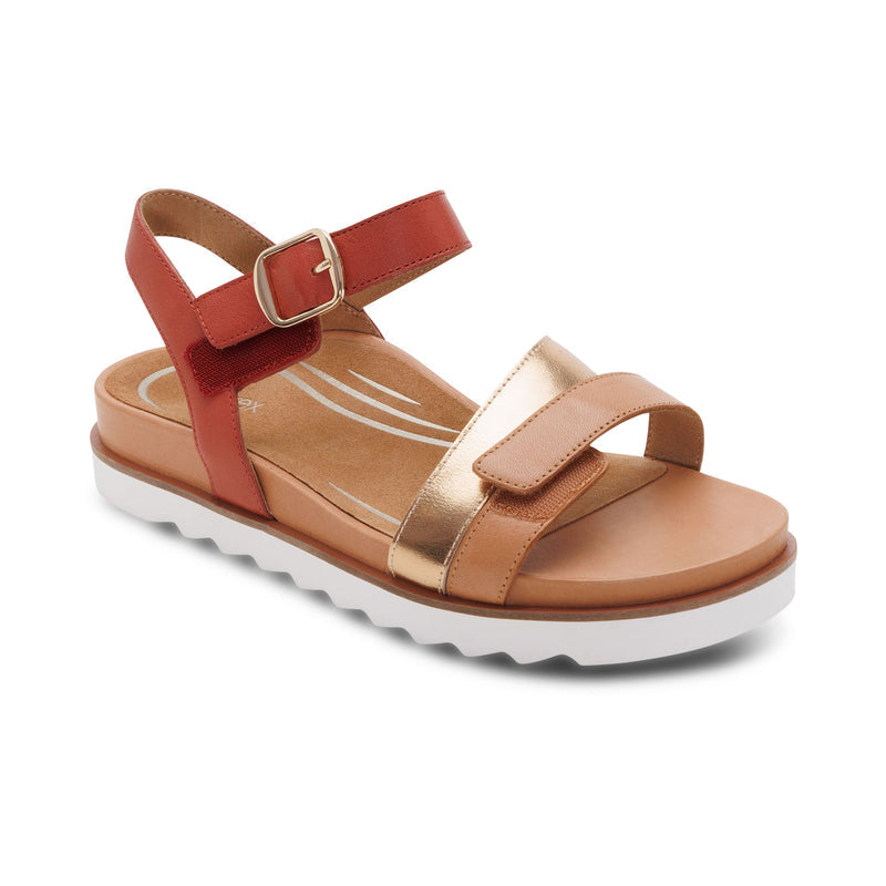 Cass Arch Support Sandal #color_terracotta multi