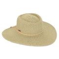 Cativa Flat Crown Floppy Hat - Sun 'N' Sand Hat Bolero Hat Sun N Sand Hats hh2137C mf Moss green Medium (57 cm)