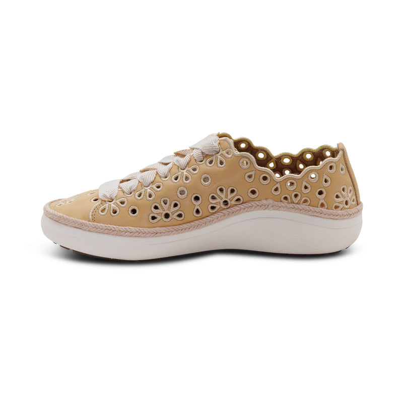 Charlotte Lace-Up Sneaker #color_butter