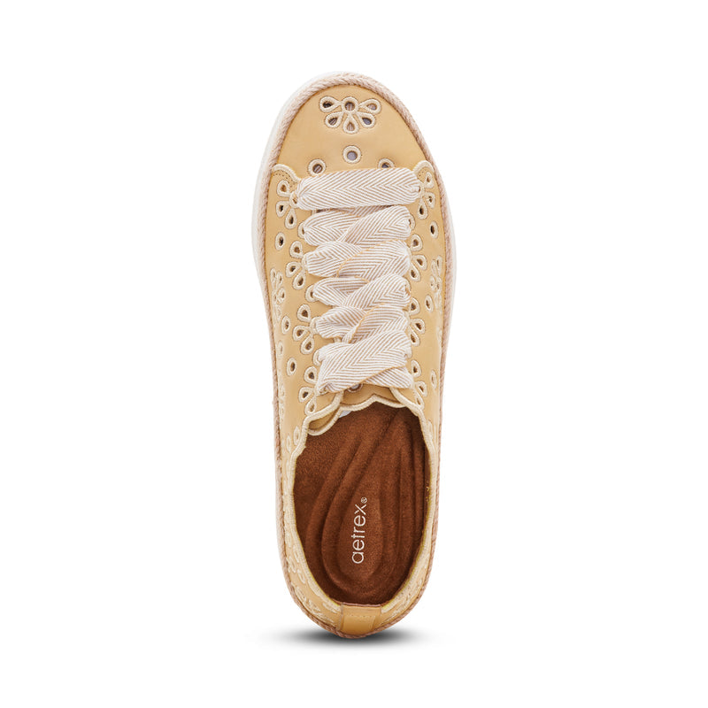 Charlotte Lace-Up Sneaker #color_butter
