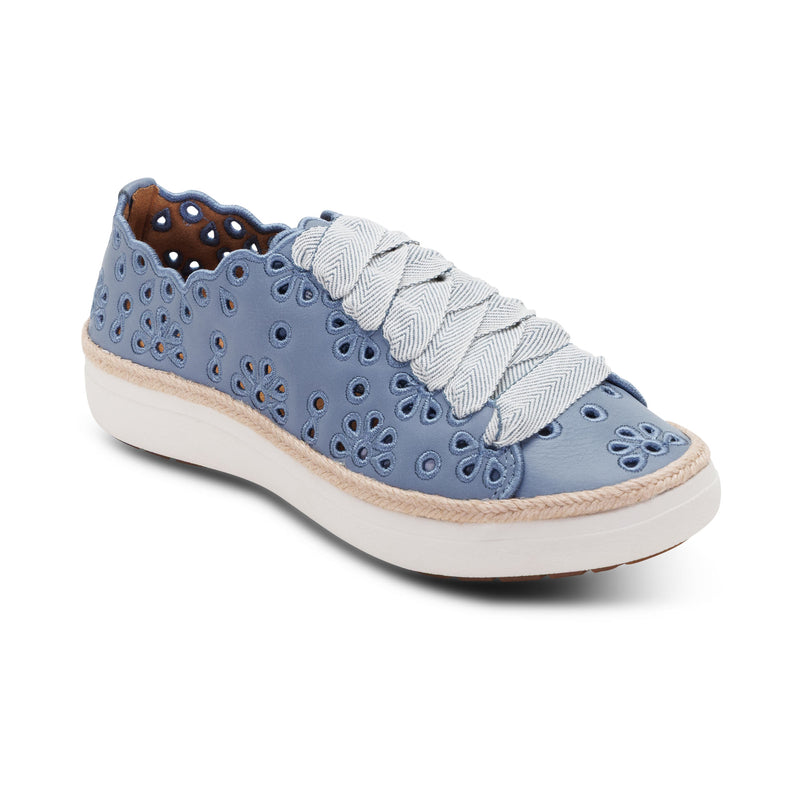 Charlotte Lace-Up Sneaker #color_hazy blue