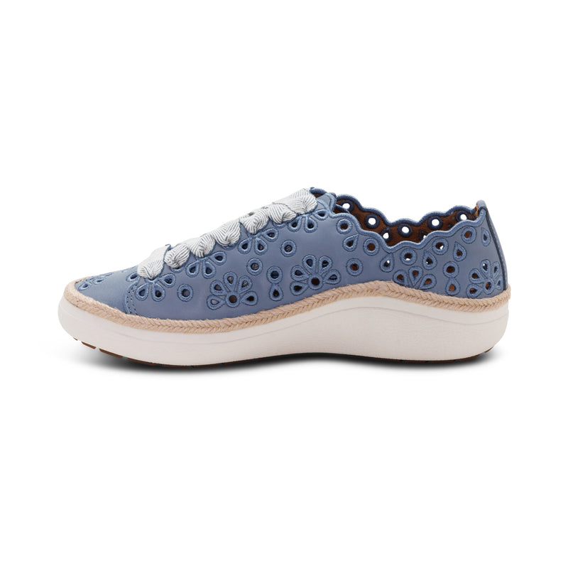 Charlotte Lace-Up Sneaker #color_hazy blue