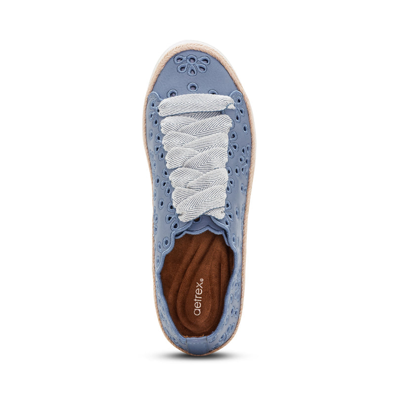 Charlotte Lace-Up Sneaker #color_hazy blue