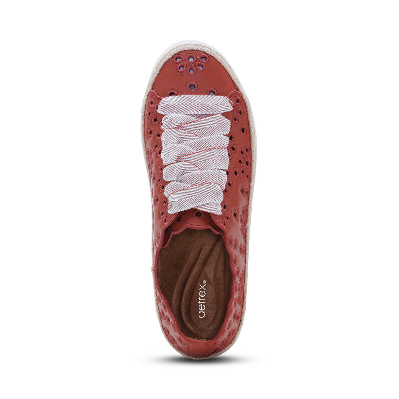 Charlotte Lace-Up Sneaker #color_terracotta