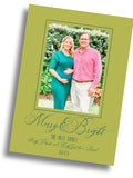 Chartreuse Christmas Family Card
