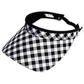 Checkmate Golf Sun Visor with Coil Lace by GloveIt Visor Cap GloveIt V236 Checkmate