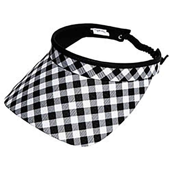 Checkmate Golf Sun Visor with Coil Lace by GloveIt Visor Cap GloveIt V236 Checkmate